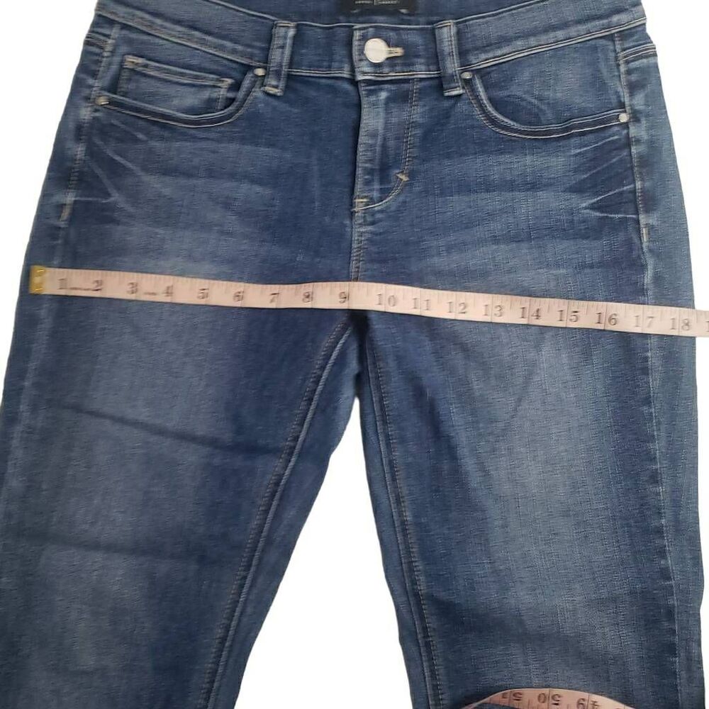 White House Black Market Noir Slim Crop Jeans Size 6 - Picture 7 of 15
